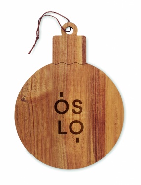 Logo trade promotional giveaways picture of: Acacia wood serving board