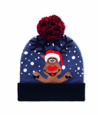Logotrade promotional gift picture of: Christmas knitted beanie LED