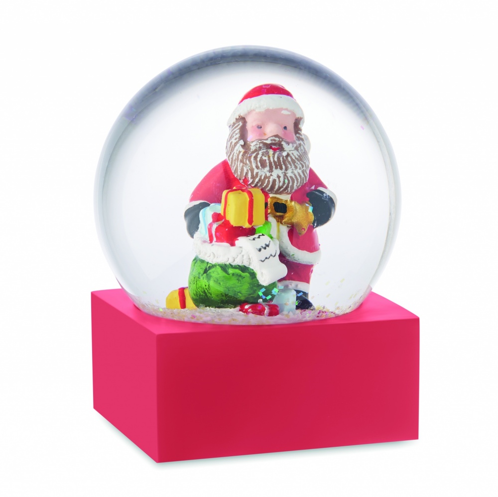 Logo trade promotional merchandise image of: Snow ball glass ornament