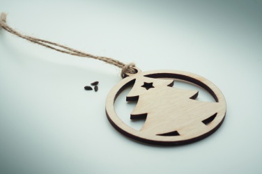 Logo trade promotional product photo of: Wooden tree shape hanger