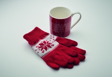 Logotrade promotional giveaway picture of: Winter gift mug and gloves set
