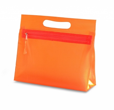Logo trade promotional merchandise image of: Transparent cosmetic pouch