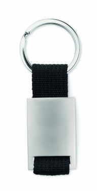 Logo trade promotional product photo of: Metal rectangular key ring Espoo