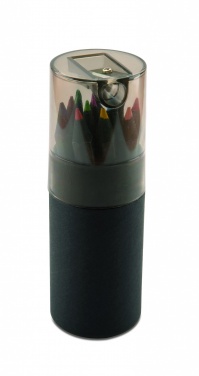 Logo trade promotional merchandise photo of: Black colouring pencils