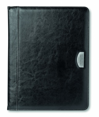 Logo trade promotional product photo of: PU portfolio w/ 20 pages bloc