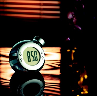 Logo trade promotional giveaways image of: Water powered LCD desk clock