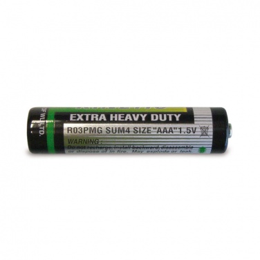 Logo trade promotional items picture of: Battery type UM4 (AAA)