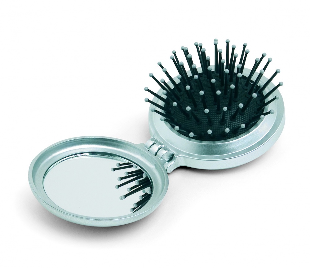 Logo trade promotional products image of: Foldable brush/mirror