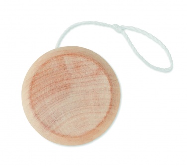 Logo trade promotional merchandise picture of: Wooden yoyo