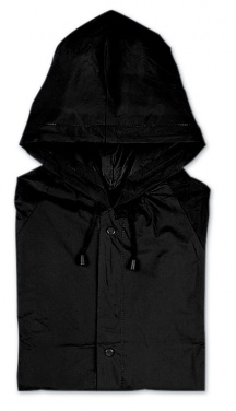 Logo trade promotional merchandise image of: PVC raincoat with hood
