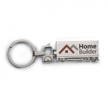 Logotrade advertising product picture of: Truck metal key ring Oulu