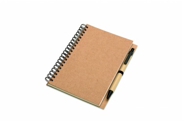 Logotrade promotional merchandise picture of: B6 Recycled notebook with pen