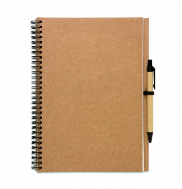 Logotrade corporate gifts photo of: Recycled notebook with pen