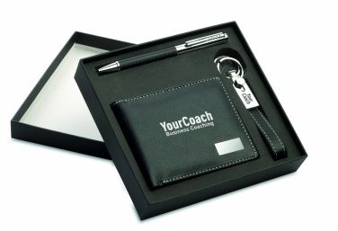 Logotrade promotional giveaway picture of: Ball pen key ring and wallet Lappeenranta