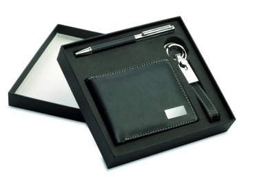 Logo trade promotional merchandise image of: Ball pen key ring and wallet Lappeenranta