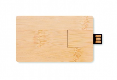 Logo trade promotional giveaway photo of: 16GB bamboo casing USB