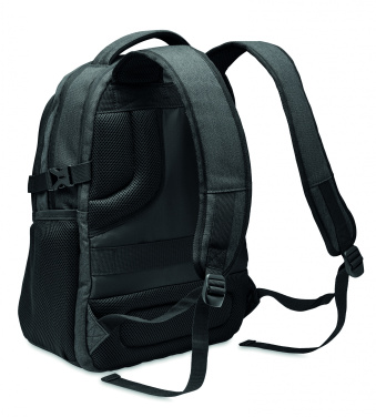 Logo trade promotional merchandise photo of: 600D RPET laptop backpack