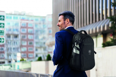 Logotrade promotional merchandise picture of: 600D RPET laptop backpack