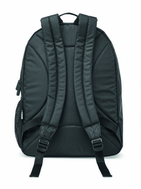 Logo trade promotional merchandise picture of: 300D RPET laptop backpack