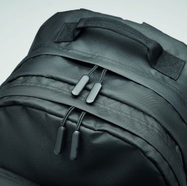 Logotrade promotional giveaway image of: 300D RPET laptop backpack