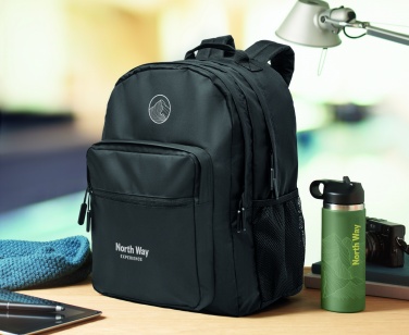 Logotrade advertising products photo of: 300D RPET laptop backpack