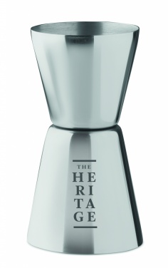 Logo trade promotional items image of: Stainless steel jigger