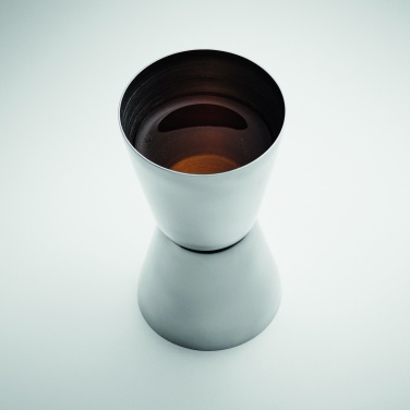 Logo trade business gifts image of: Stainless steel jigger