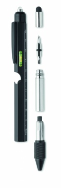 Logo trade promotional giveaway photo of: Spirit level pen with ruler