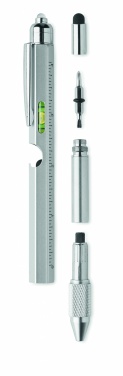 Logotrade promotional items photo of: Spirit level pen with ruler