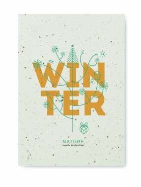 Logotrade corporate gifts photo of: A5 seed paper cover notebook