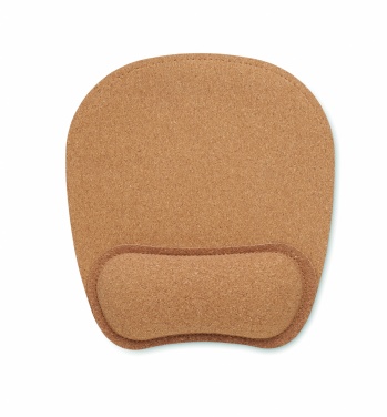 Logo trade promotional gifts image of: Ergonomic cork mouse mat