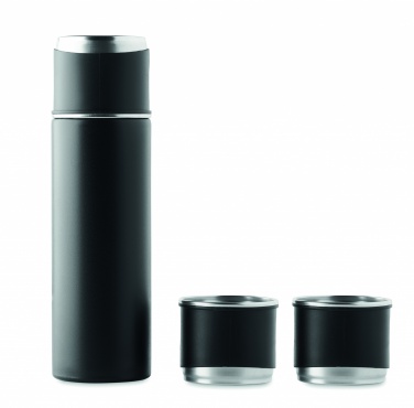 Logo trade advertising product photo of: Double wall bottle and cup set