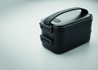Logo trade promotional merchandise picture of: Lunch box in recycled PP