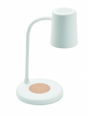 Logo trade promotional gifts picture of: Wireless charger, lamp speaker