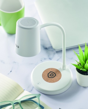 Logotrade corporate gift picture of: Wireless charger, lamp speaker