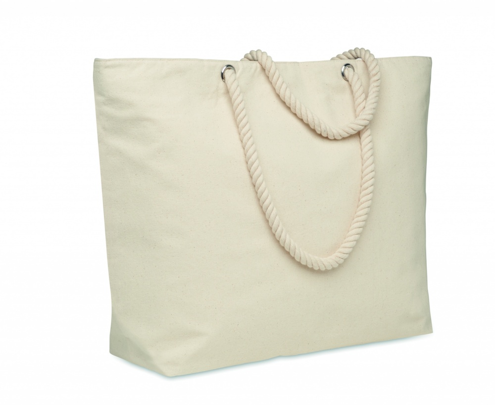Logo trade promotional merchandise image of: Beach cooler bag in cotton