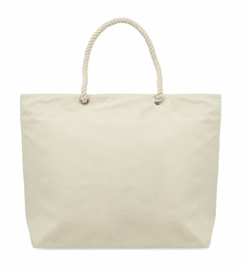 Logo trade promotional giveaways image of: Beach cooler bag in cotton