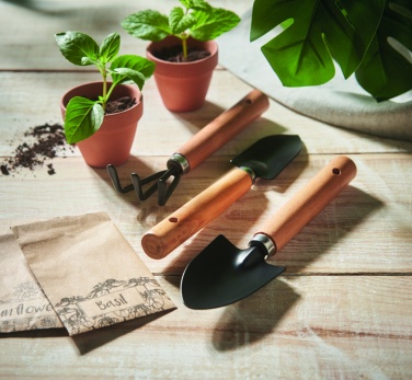 Logo trade advertising products picture of: 3 garden tools  in RPET pouch