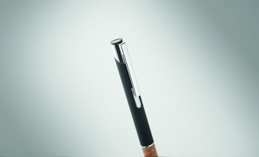 Logotrade advertising product image of: Ballpoint pen made of aluminum with a cork grip