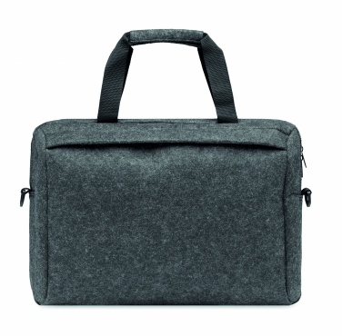 Logo trade promotional gifts picture of: 15 inch RPET felt laptop bag