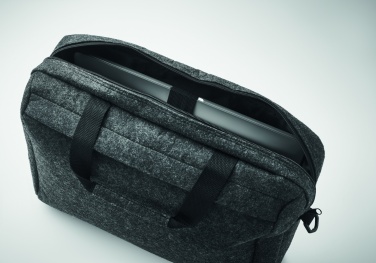 Logotrade promotional items photo of: 15 inch RPET felt laptop bag