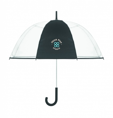 Logotrade promotional item image of: Transparent 23 inch manual open umbrella