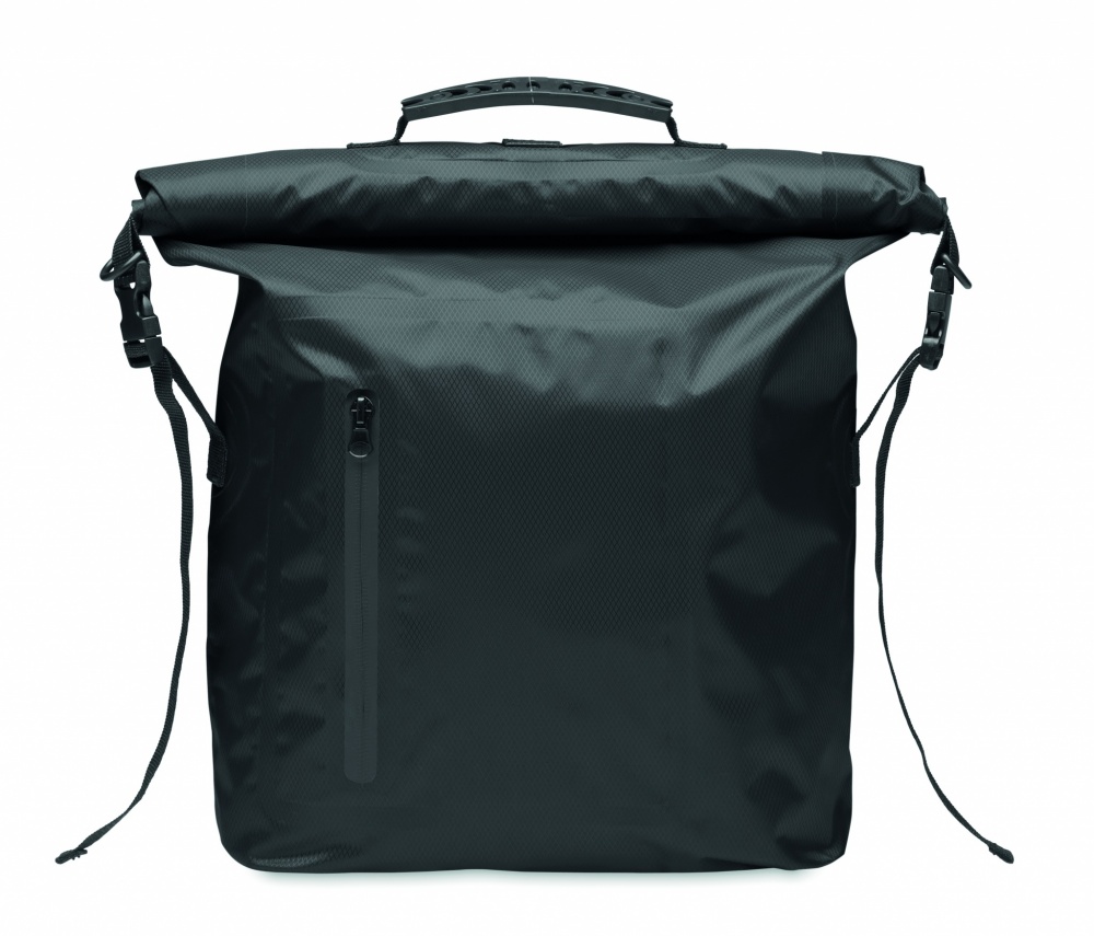 Logo trade promotional gift photo of: RPET waterproof rolltop bag