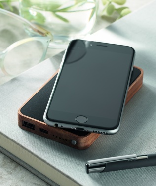 Logotrade promotional merchandise image of: Wireless 4000 mAh Power bank