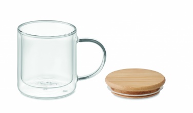 Logo trade promotional product photo of: Double wall borosilicate mug