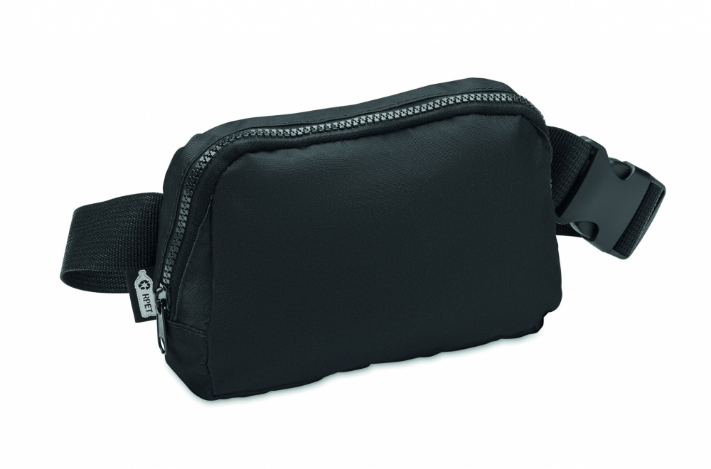 Logo trade promotional products image of: 300D RPET polyester waist bag