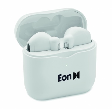Logo trade promotional gift photo of: TWS earbuds with charging base