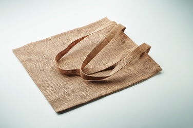 Logo trade promotional giveaway photo of: Jute long handled shopping bag
