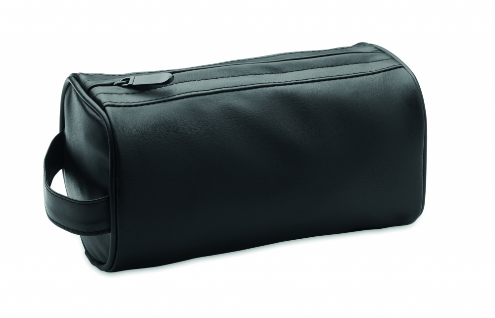 Logotrade advertising product image of: Soft PU cosmetic bag and zipper