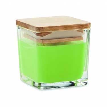 Logotrade corporate gift picture of: Squared fragranced candle 50gr